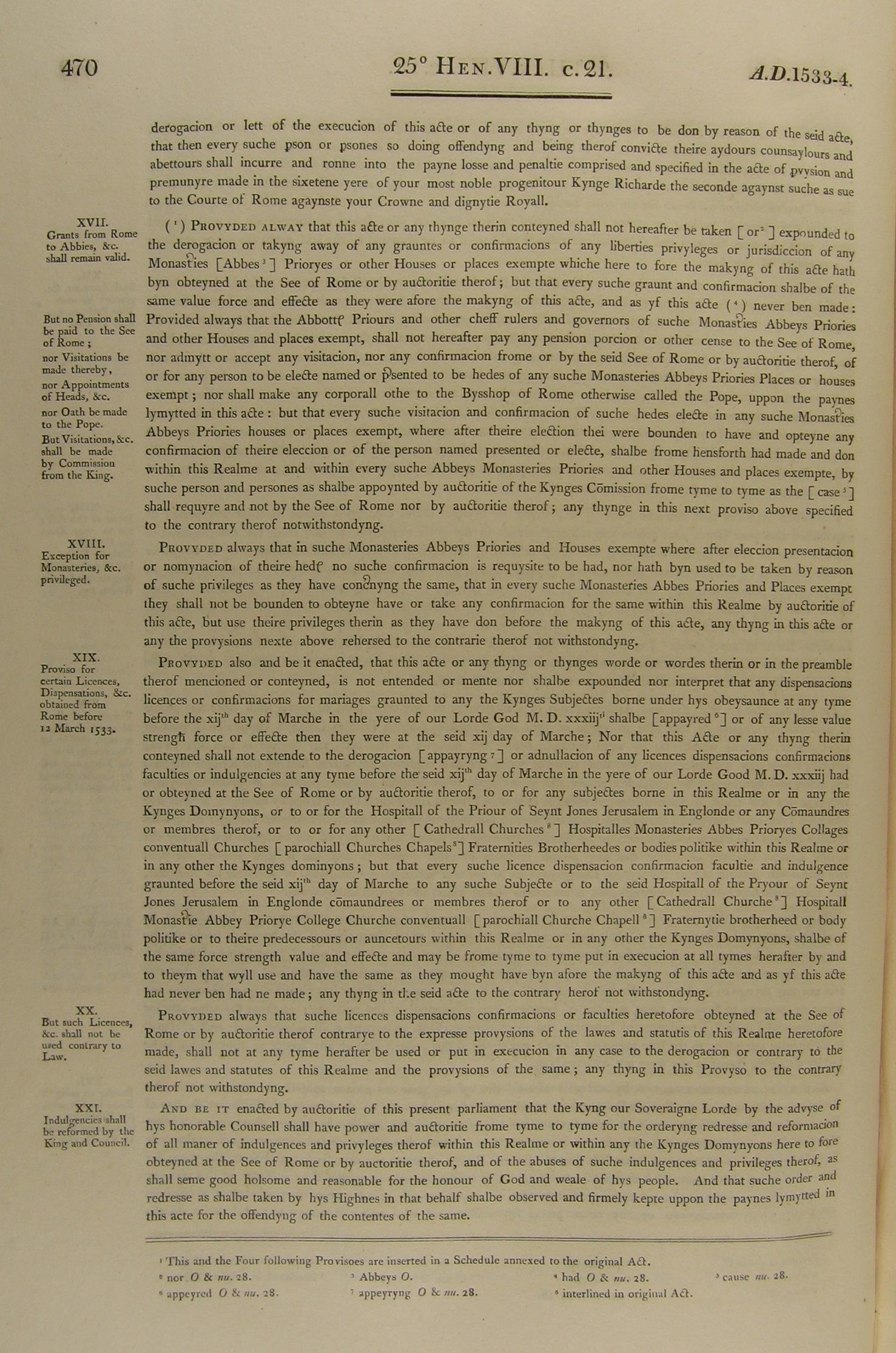 Image of 25 Henry VIII, c. 21 (page 7 of 8). Click for larger image.