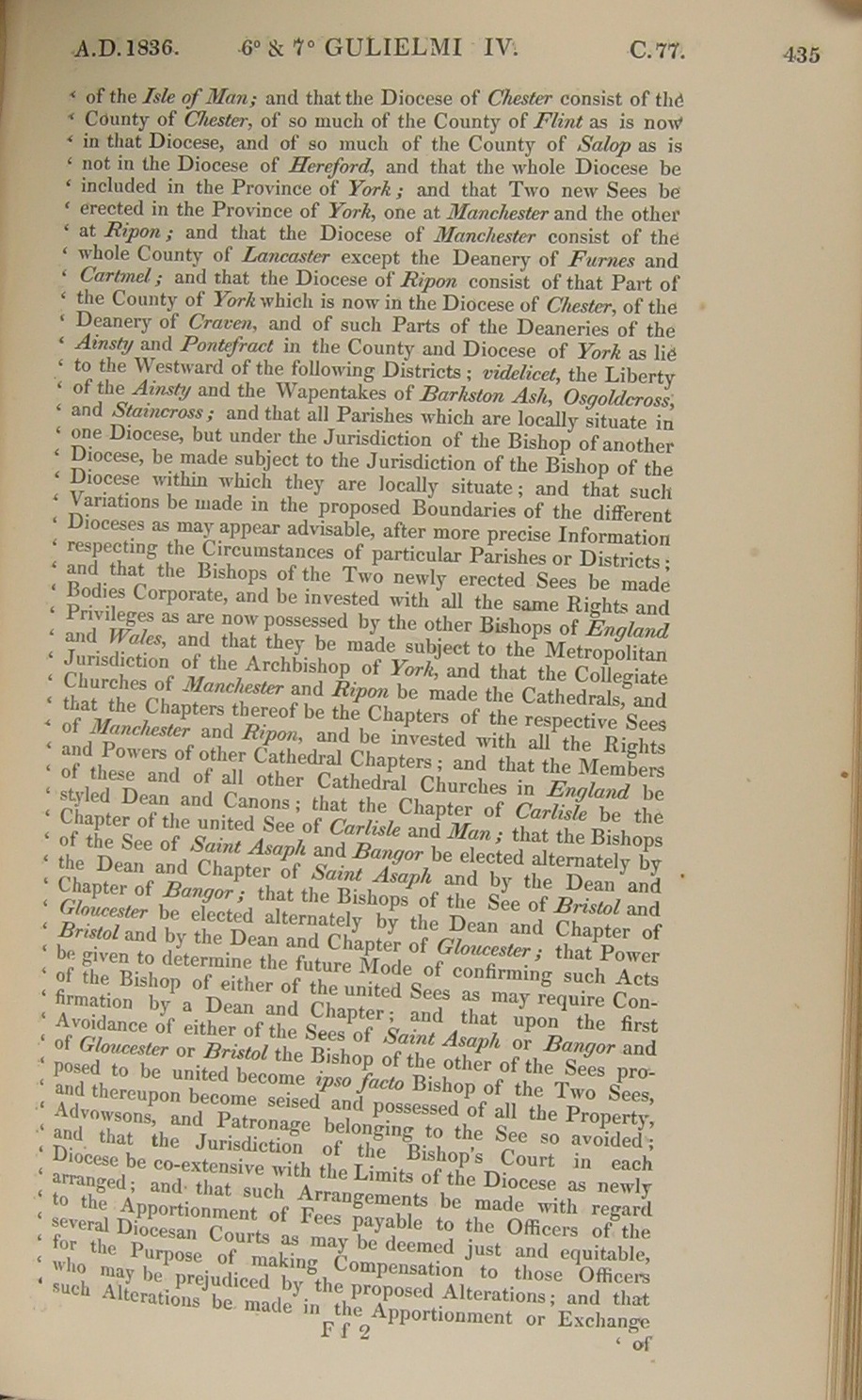 Image of 6 & 7 William IV, c. 77 (page 4 of 12). Click for larger image.