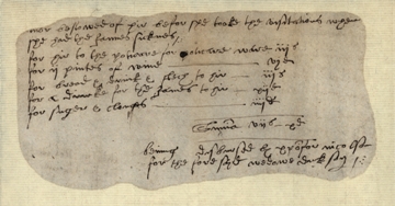 Image of the Inventory (page 2) of Alice Dickson of Newcastle St Andrew, widow. Ref: DPRI/1/1606/D6/1-2