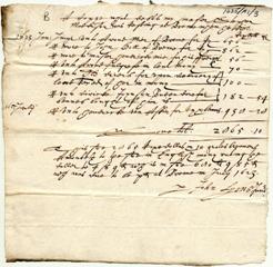 Image of the Inventory of Bremen debts of Stephen Maddison of Newcastle upon Tyne, merchant. Ref: DPRI/1/1625/M1/3