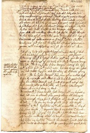 Image of the Will of Henry Shaftow of Berwick-upon-Tweed. Ref: DPRI/1/1631/S9/1